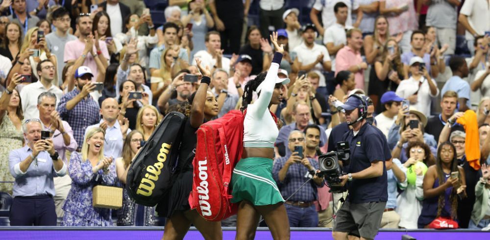 Serena și Venus Williams au jucat ultimul meci oficial în proba de dublu. Reacția genială a US Open: „Cineva taie ceapă aici!”_15