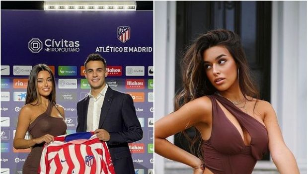 
	Iubita lui Reguilon a strălucit la prezentarea fotbalistului la Atletico! Cum arată bruneta care face ravagii pe Instagram
