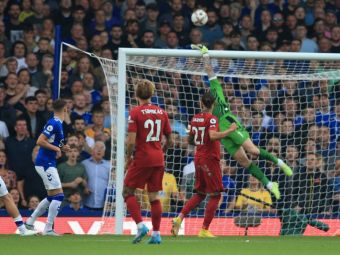 
	Everton - Liverpool nu a împresionat pe teren, dar fanii au făcut atmosferă! Banner-ul care a fost luat în râs pe rețelele social media
