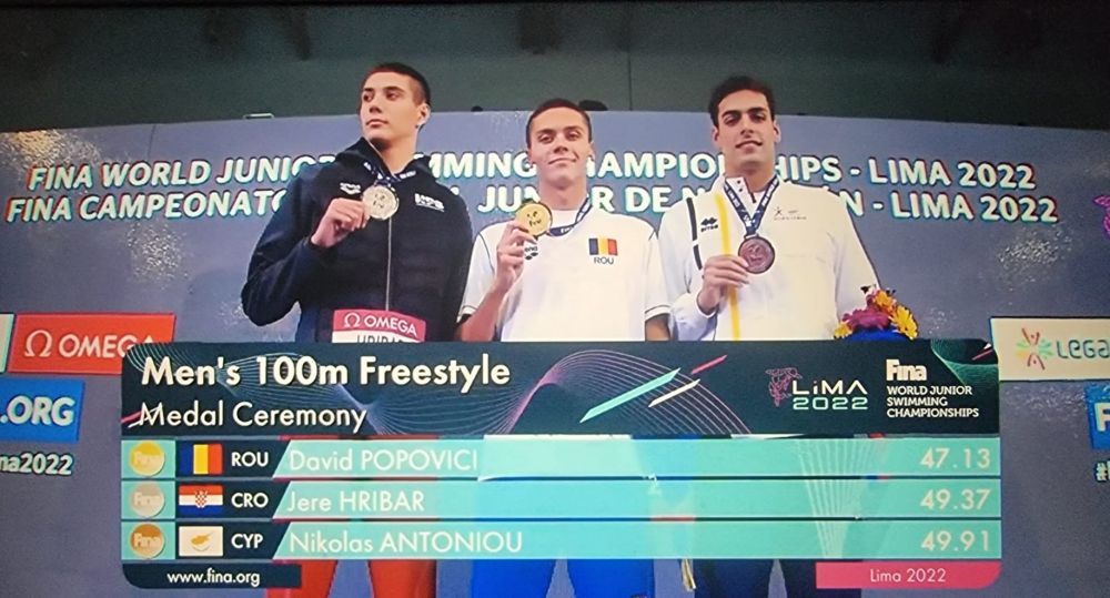 David Popovici, AUR și la 100 m liber după o cursă autoritară! Ultima zi a CM de juniori din Lima (LIVE pe VOYO)_28