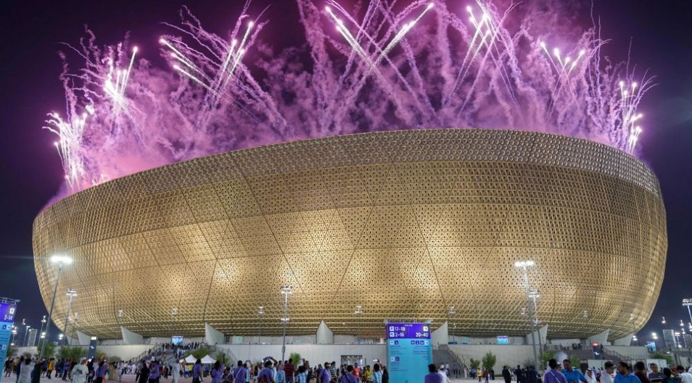 Stadionul Lusail, locul unde se va juca finala CM Qatar 2022, a găzduit primul meci de fotbal_1