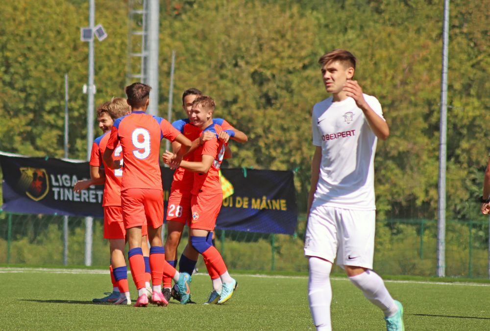 FCSB a învins Rapidul la un scor confortabil în Liga de Tineret. Conducea cu 4-0, în minutul 26_10