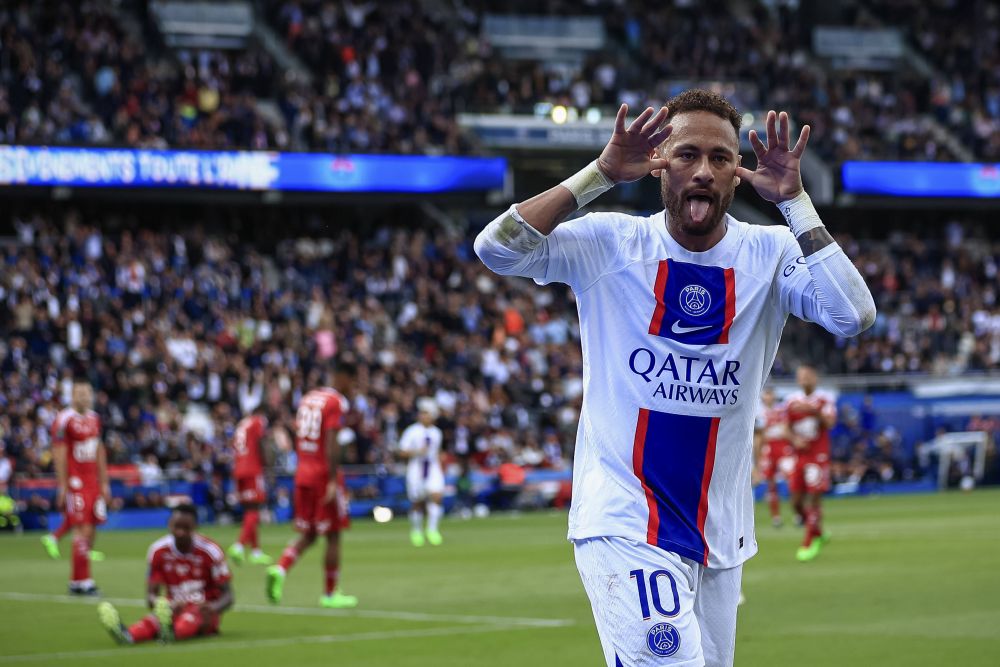 Merita sau nu? Gestul pentru care Neymar a luat cartonaș galben după ce s-a bucurat la golul înscris în Champions League_2