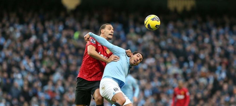 Carlos Tevez Manchester City Manchester United Rio Ferdinand