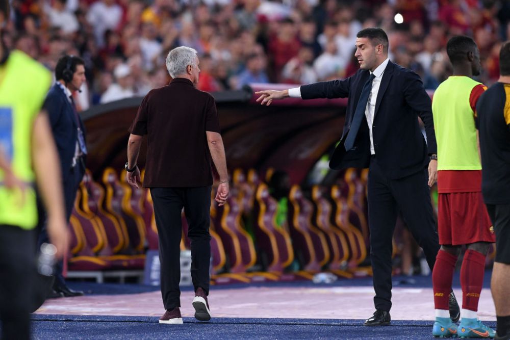 Jose Mourinho ratează derby-ul cu Inter Milano. Portughezul, eliminat după ce a intrat pe teren și s-a luat la ceartă cu un arbitru _1