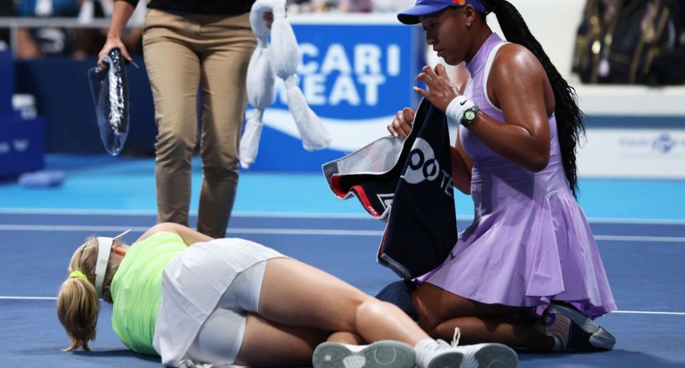 Scene șocante în WTA! Adversara japonezei Naomi Osaka și-a rupt ligamentele anterioare încrucișate după doar 7 minute de joc_1