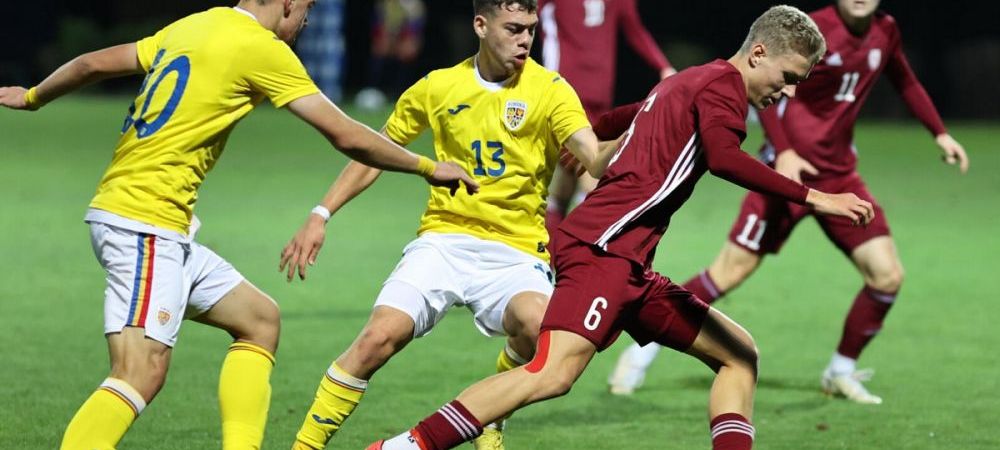 Romania U19 alexandru pelici eduard radaslavescu euro 2023 u19 Letonia