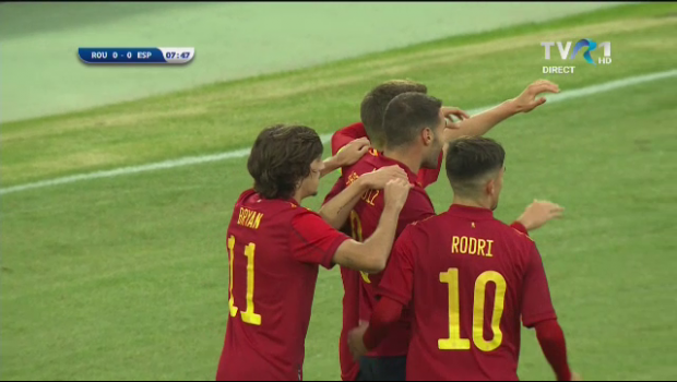 
	România U21 - Spania U21 1-4! Naționala de tineret, fără replică în fața&nbsp;&bdquo;Furiei Roja&rdquo;
