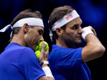 
	Federer și Nadal, învinși de Sock și Tiafoe, în meciul de retragere al legendarului tenismen elvețian
