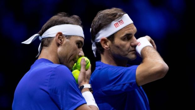 
	Federer și Nadal, învinși de Sock și Tiafoe, în meciul de retragere al legendarului tenismen elvețian
