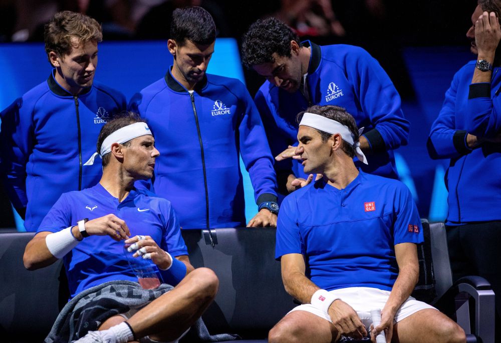 Federer și Nadal, învinși de Sock și Tiafoe, în meciul de retragere al legendarului tenismen elvețian_47
