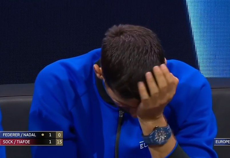 S-a sfârșit o eră! Novak Djokovic a plâns la retragerea „regelui” Roger Federer, în timpul meciului_22