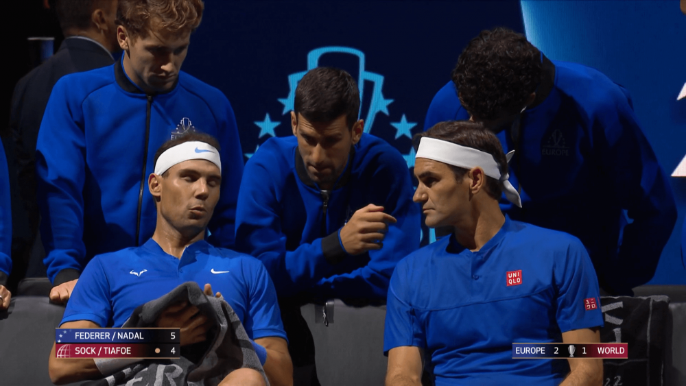 Captură istorică! Novak Djokovic a fost antrenorul echipei Federer - Nadal: ce sfaturi le-a dat tenismenul sârb_5