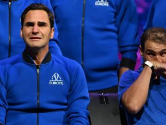 
	Imaginile care au frânt inimile tuturor! Federer și Nadal au plâns ca doi copii, după încheierea ultimului meci jucat împreună
