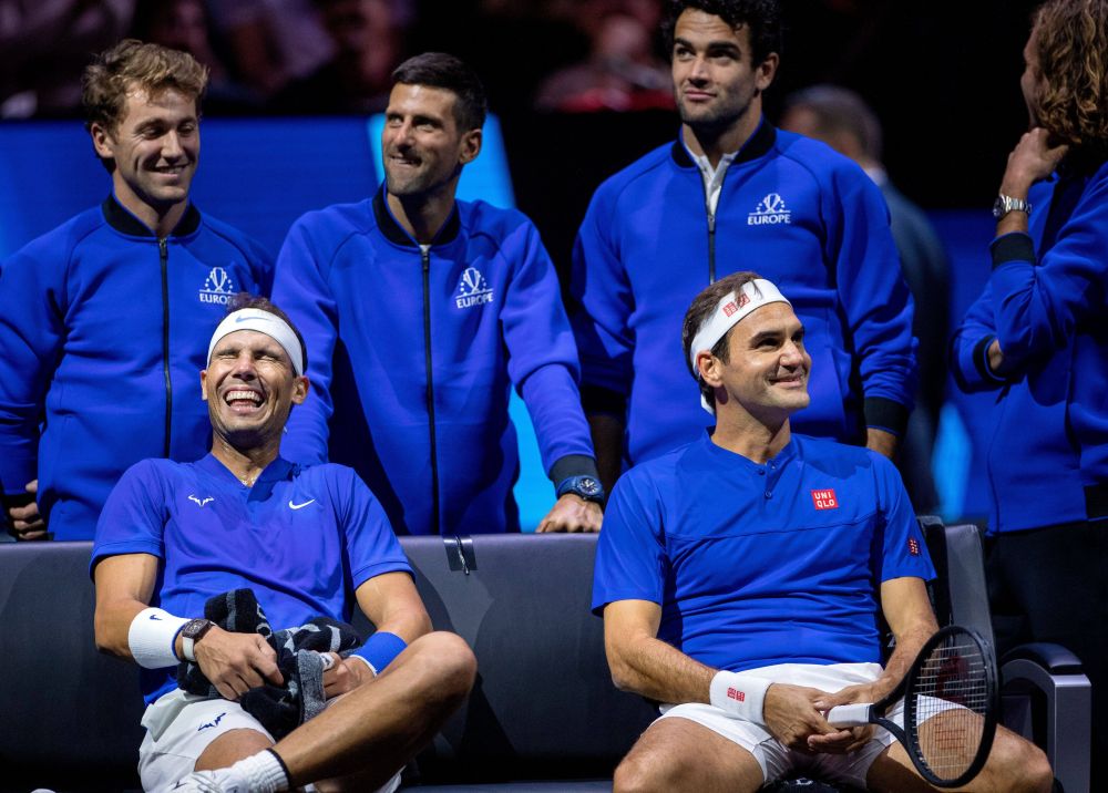 „Nu plângeți, sunt fericit!” Roger Federer, consolat de cei patru copii, după retragerea din tenis _24