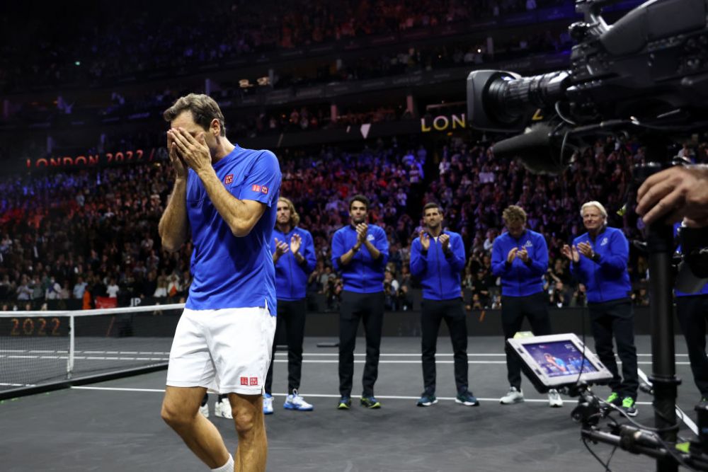 „Nu plângeți, sunt fericit!” Roger Federer, consolat de cei patru copii, după retragerea din tenis _31