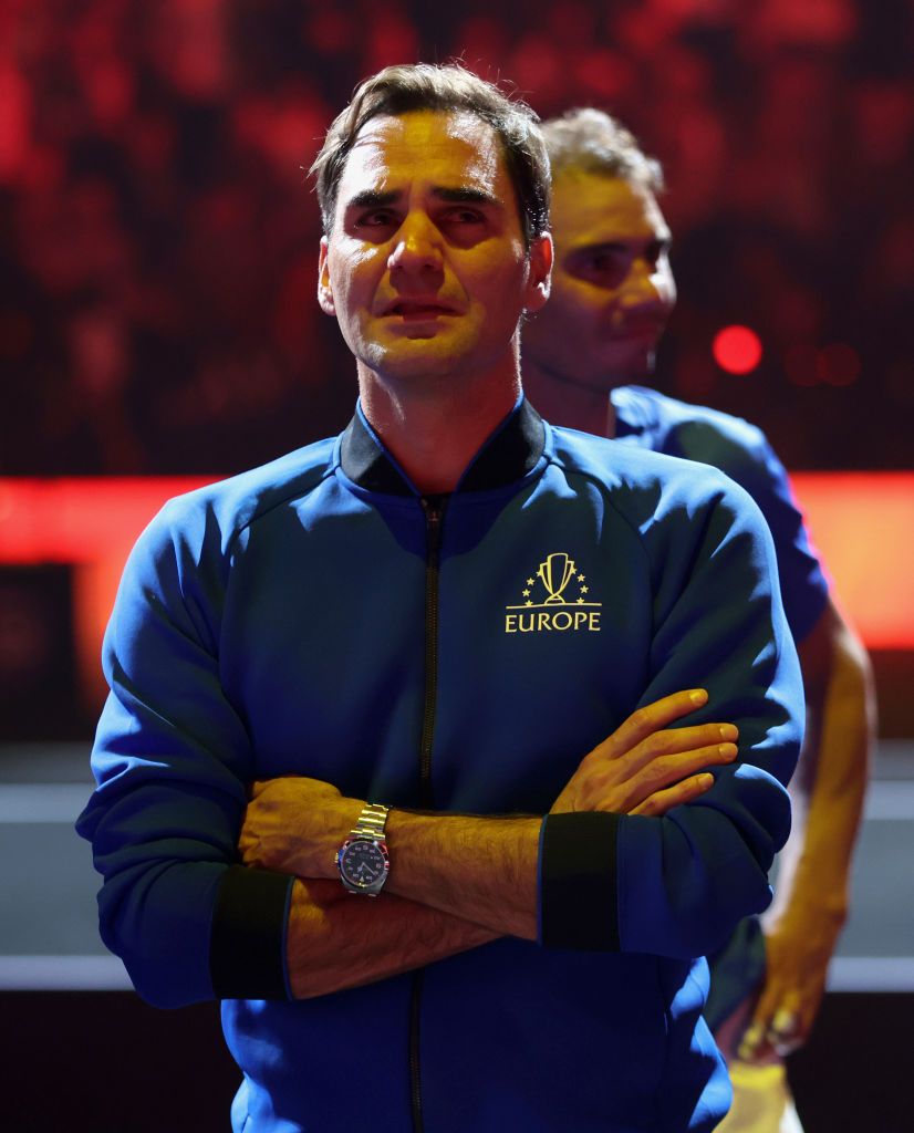 „Nu plângeți, sunt fericit!” Roger Federer, consolat de cei patru copii, după retragerea din tenis _35