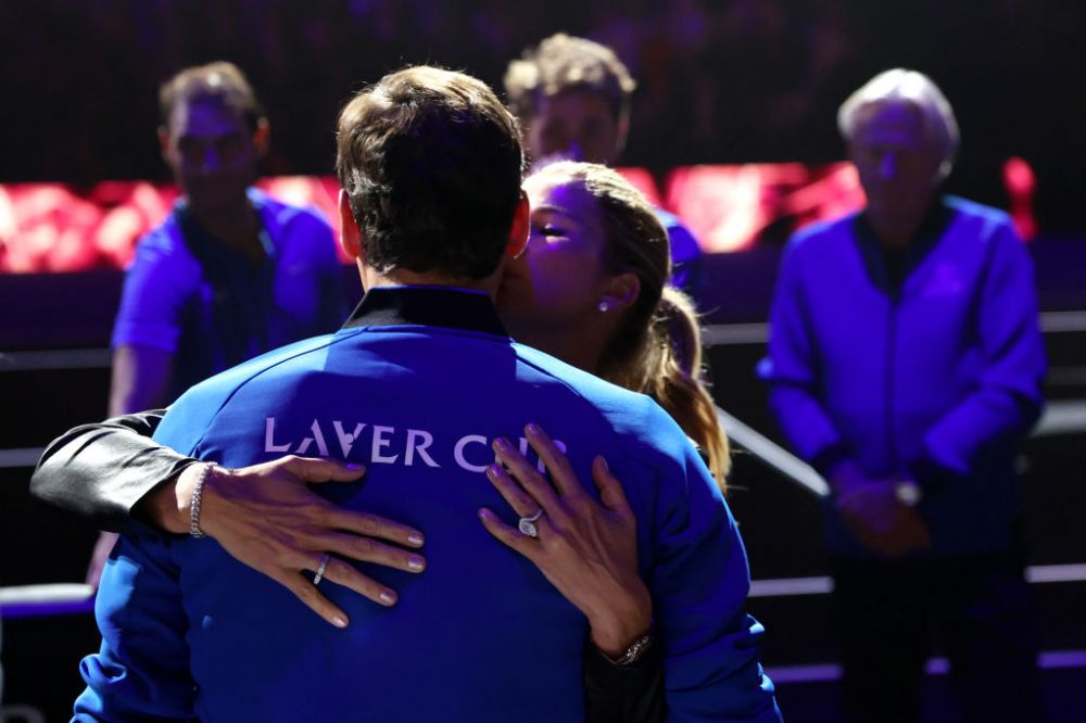 „Nu plângeți, sunt fericit!” Roger Federer, consolat de cei patru copii, după retragerea din tenis _42