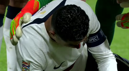 Accidentarea care l-a umplut de sânge a lăsat urme pe fața lui Cristiano Ronaldo! Cum a apărut azi portughezul _8
