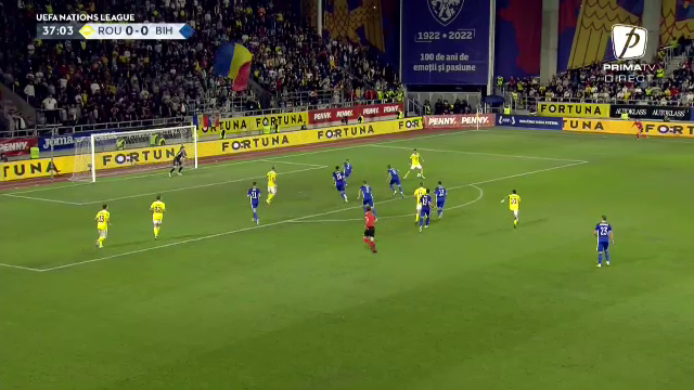 Giuleștiul a erupt! Dennis Man a marcat un gol superb împotriva Bosniei. Cum a înscris "tricolorul"_3