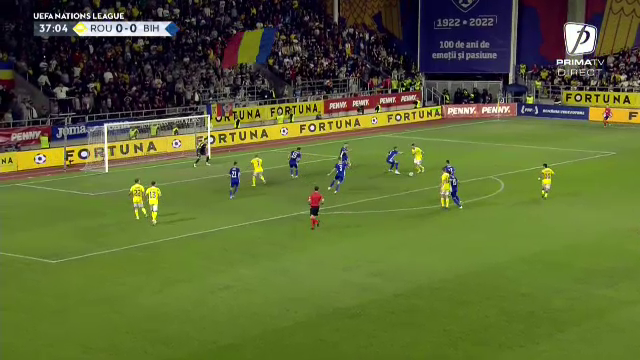 Giuleștiul a erupt! Dennis Man a marcat un gol superb împotriva Bosniei. Cum a înscris "tricolorul"_5