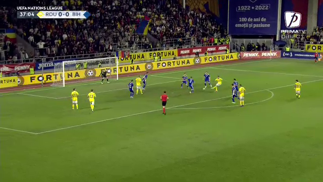 Giuleștiul a erupt! Dennis Man a marcat un gol superb împotriva Bosniei. Cum a înscris "tricolorul"_6