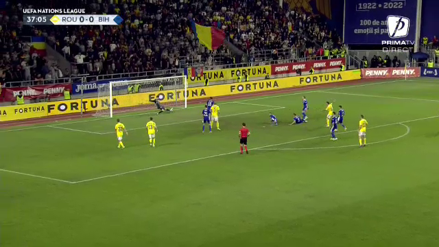 Giuleștiul a erupt! Dennis Man a marcat un gol superb împotriva Bosniei. Cum a înscris "tricolorul"_7