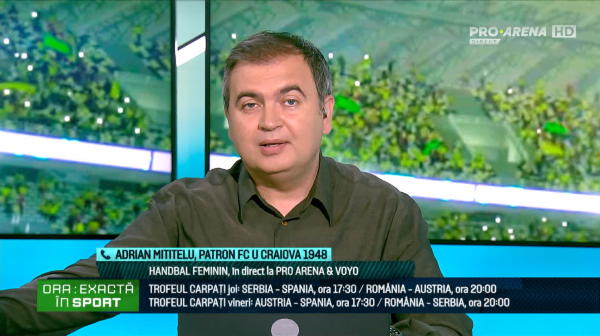 Adrian Mititelu, la Ora Exactă în Sport (28.09.2022)