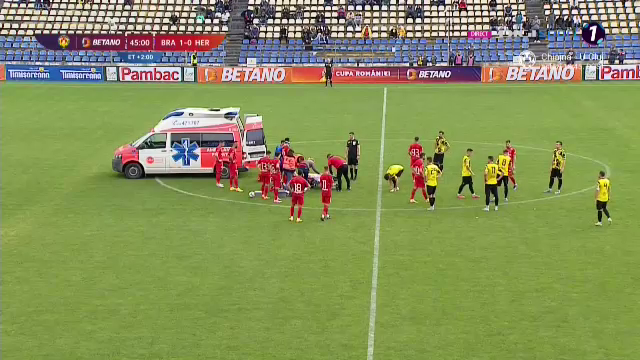 Intervenție horror în Cupa României, la FC Brașov - FC Hermannstadt! Ambulanța a intrat pe teren_8