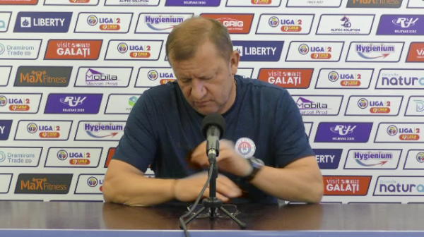 Dorinel Munteanu, antrenor Oțelul Galați: "Mă bucur foarte mult că am picat cu FCSB" (30.09.2022)