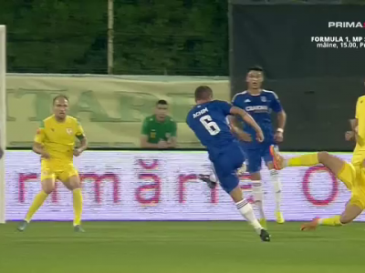 GOOOL FCU Craiova! Achim expediază un șut imparabil din marginea careului și îl învinge pe Popescu. GOOOL FCU Craiova! Achim expediază un șut imparabil din marginea careului și îl învinge pe Popescu._1529