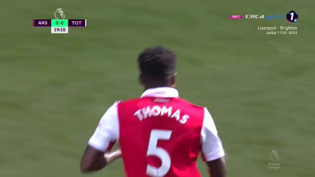 Arsenal nu se joacă! Gol de generic marcat de Thomas Partey. Portarul lui Tottenham nu a avut nicio șansă_13