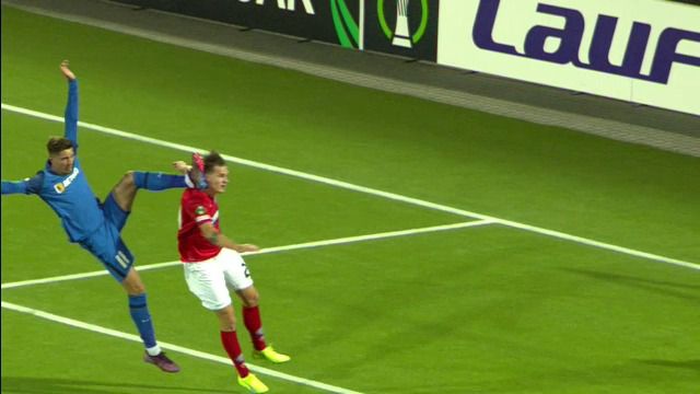 David "Bonjasky" Miculescu. Cum a comis penalty-ul din meciul cu Silkeborg atacantul de la FCSB_2