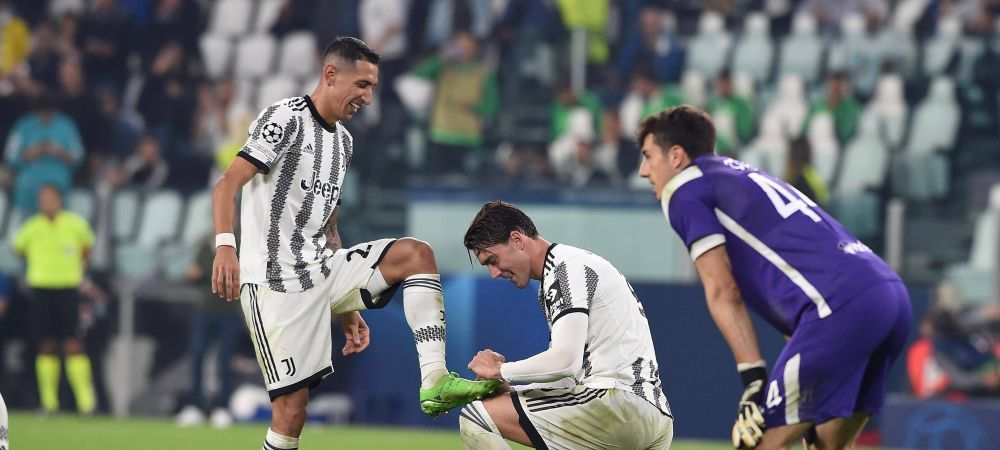 Angel Di Maria dusan vlahovic Juventus Torino Manchester United PSG