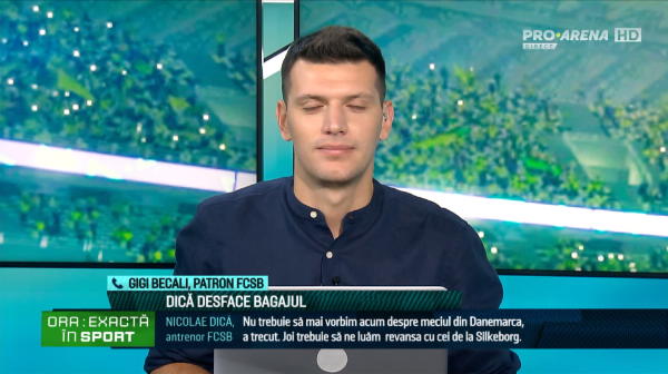 Gigi Becali, la emisiunea Ora Exactă în Sport (10.10.2022)