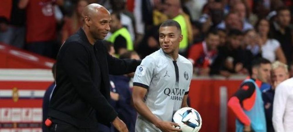 kylian mbappe PSG Thierry Henry