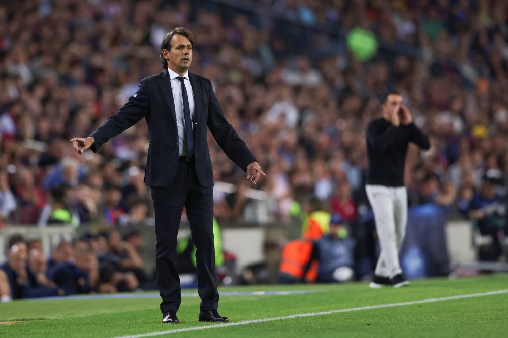 Orgoliosul Simone Inzaghi. Ce le-a spus elevilor săi, în vestiar, la pauza meciului Barcelona - Inter 3-3_2