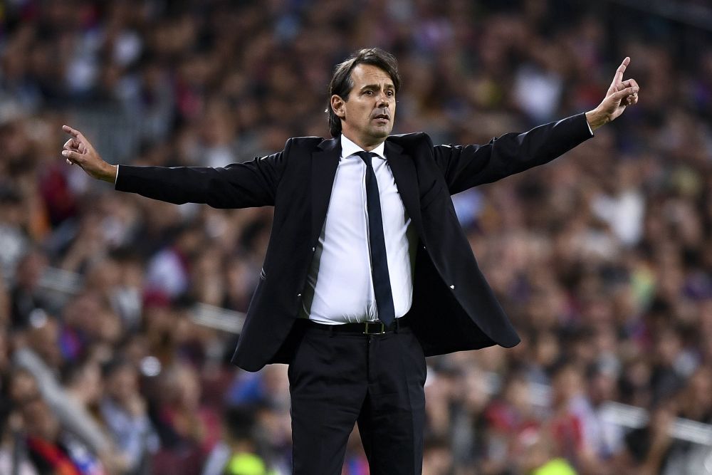 Orgoliosul Simone Inzaghi. Ce le-a spus elevilor săi, în vestiar, la pauza meciului Barcelona - Inter 3-3_3