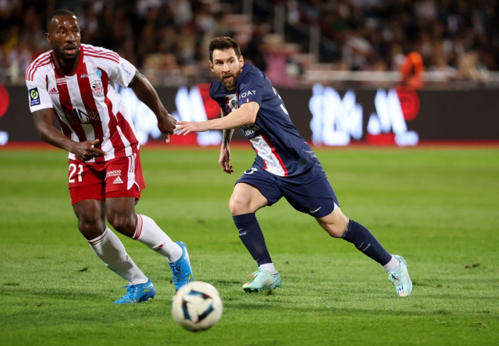 M&M Show! Mbappe și Messi au făcut spectacol în meciul Ajaccio - PSG! Victorie pentru Christophe Galtier în 'duelul' cu fiul său _15