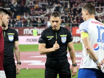 
	Oficialii Rapidului, nemulțumiți că arbitrul Kovacs nu a oprit meciul din cauza scandărilor rasiste ale galeriei Farului!
