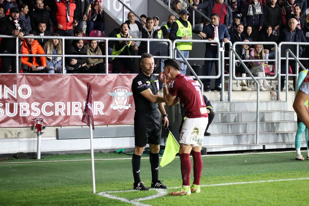 Oficialii Rapidului, nemulțumiți că arbitrul Kovacs nu a oprit meciul din cauza scandărilor rasiste ale galeriei Farului!_5