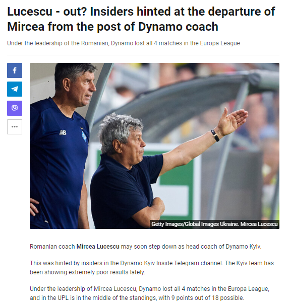 „Il Luce”, aproape să se despartă de Dinamo Kiev? Anunțul venit din presa ucraineană_2