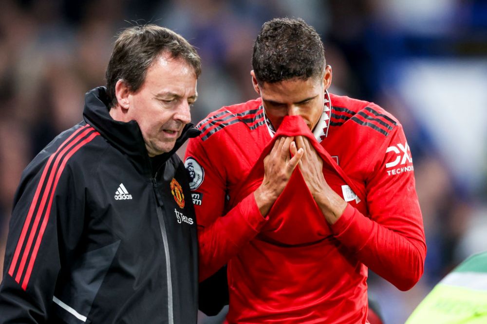 Raphael Varane a izbucnit în lacrimi la Chelsea - Manchester United! Fundașul central, în pericol să rateze Campionatul Mondial _5
