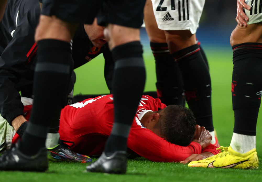 Raphael Varane a izbucnit în lacrimi la Chelsea - Manchester United! Fundașul central, în pericol să rateze Campionatul Mondial _9