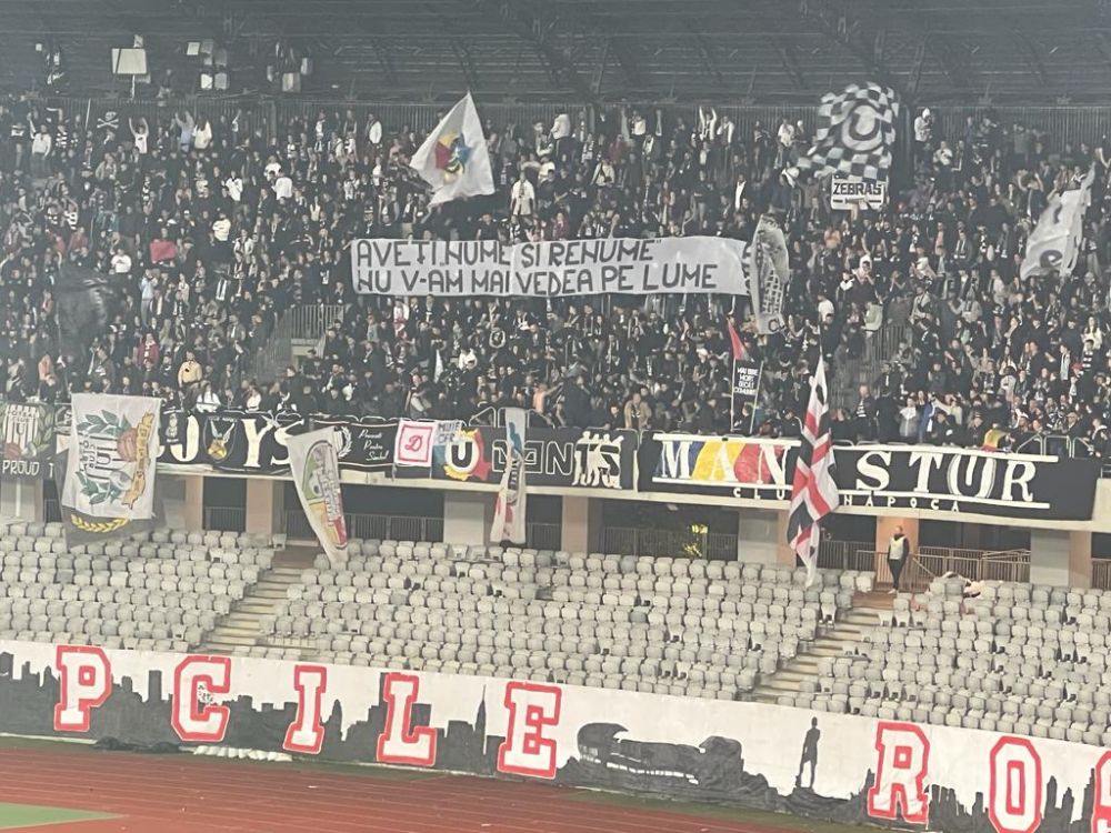 Derby pe teren, derby și în tribune! Mesaje dure schimbate între fanii lui U Cluj și cei ai campioanei CFR_2