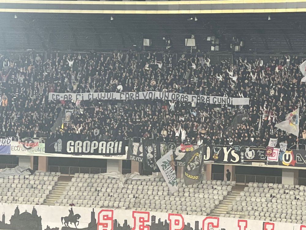 Derby pe teren, derby și în tribune! Mesaje dure schimbate între fanii lui U Cluj și cei ai campioanei CFR_7