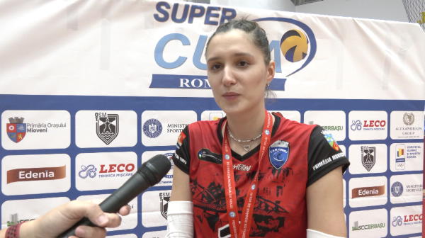 Declarațiile Andreei Gemănariu după ce a câștigat Supercupa României la volei 