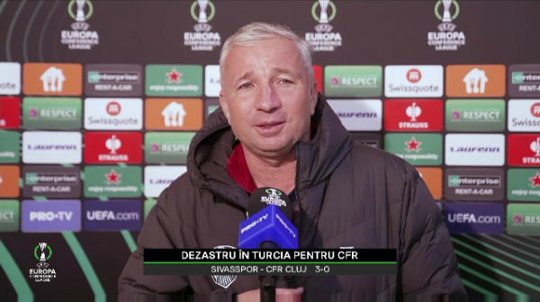 Dan Petrescu, după Sivasspor - CFR Cluj 3-0 (27/10/2022)