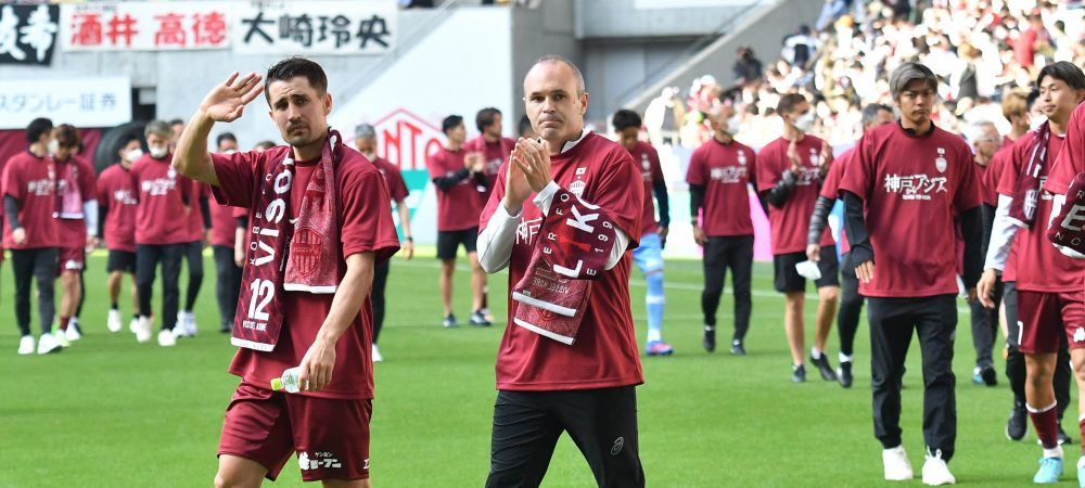 Andres Iniesta Bojan Krkic stefan mugosa Vissel Kobe Yokohama F. Marinos