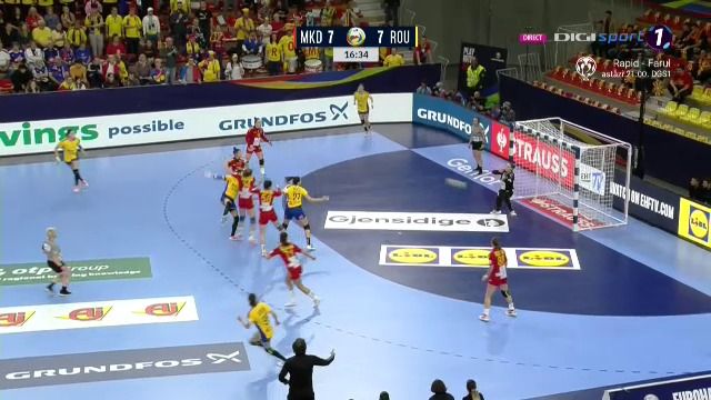 România - Macedonia de Nord 31-23. Tricolorele s-au calificat în grupele principale de la EURO. Neagu a marcat 10 goluri, Hosu a fost MVP-ul partidei de la Skopje_10